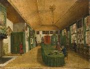 unknow artist, Interior of the hall of the Leiden society 'Kunst wordt door Arbeid verkregen'